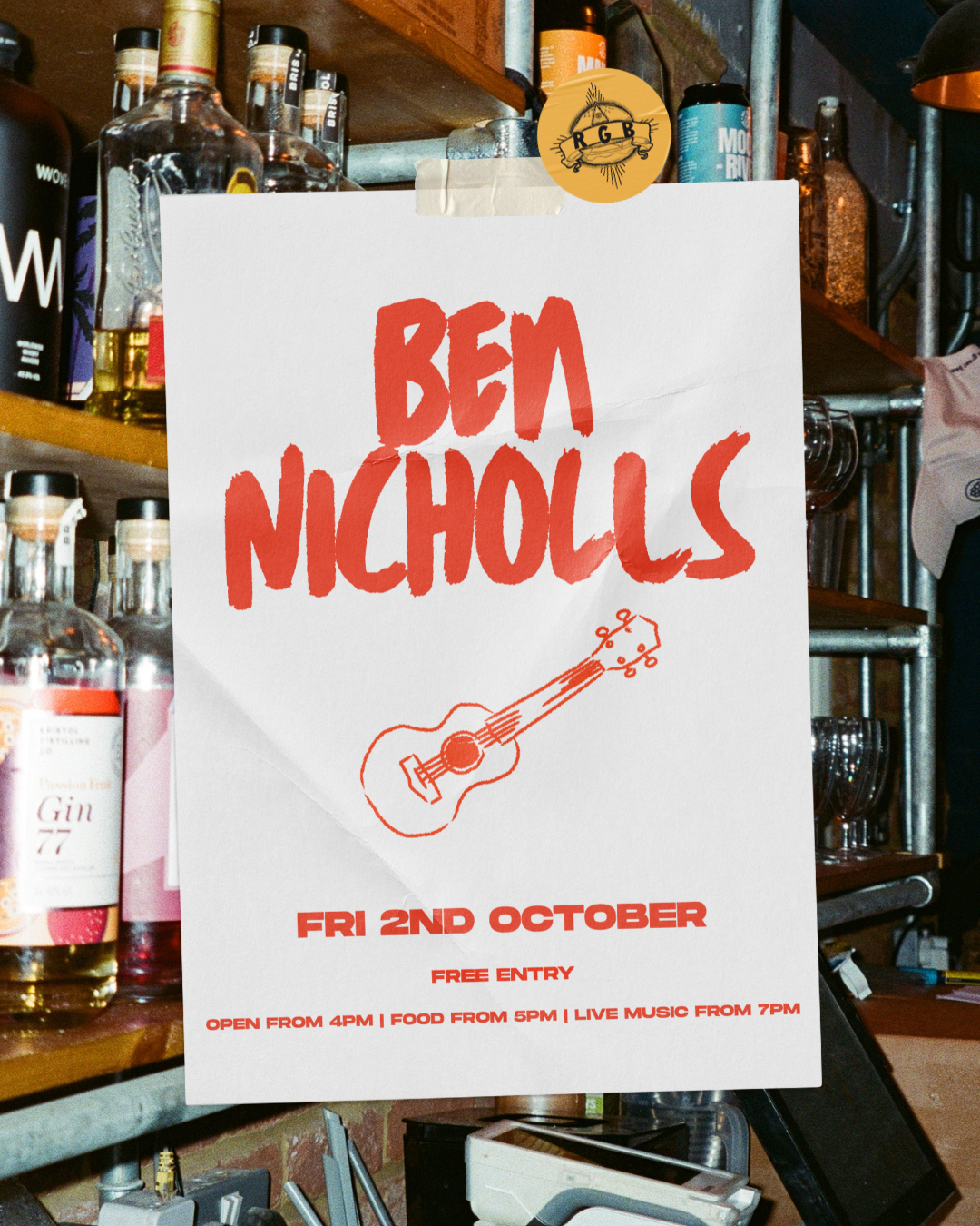 LIVE: BEN NICHOLLS W/ REALLY GOOD BURGERS